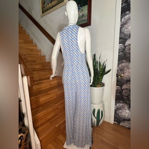 New Free People Shayla Halter Jumpsuit/ size M - Picture 9 of 11